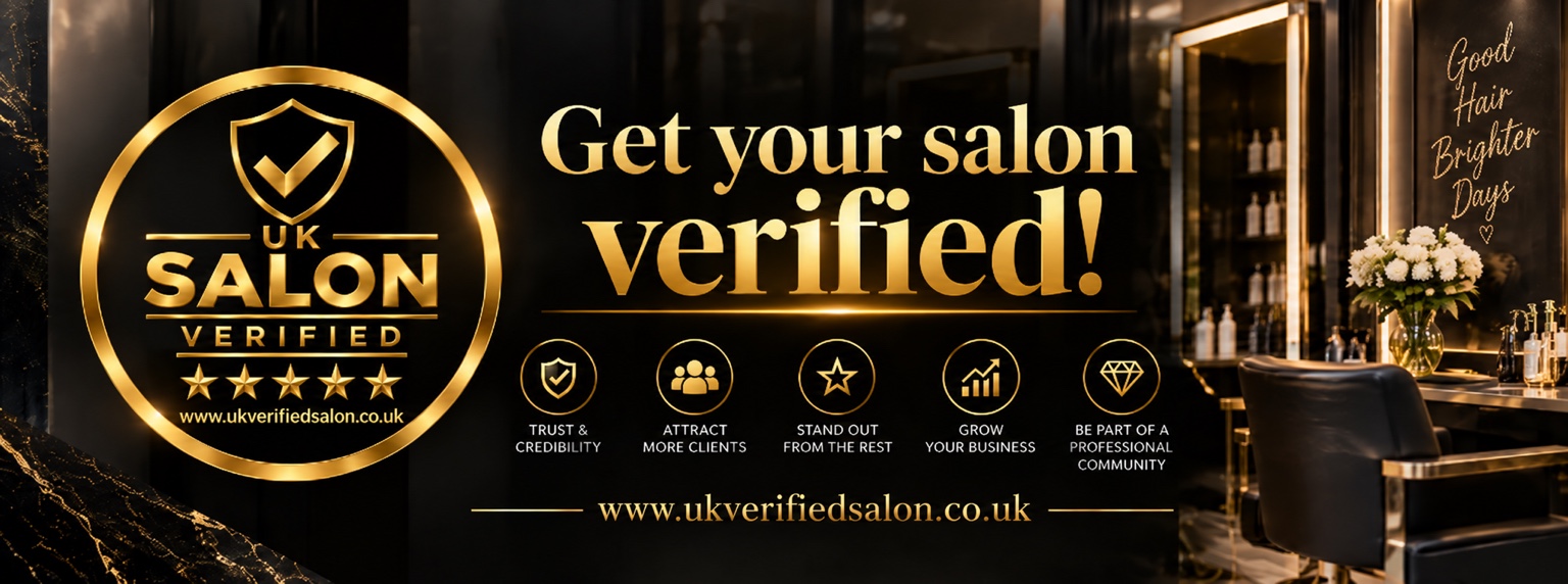 UK Salon Verified — Get your salon verified. Trust and credibility, attract more clients, stand out, grow your business, and join a professional community.